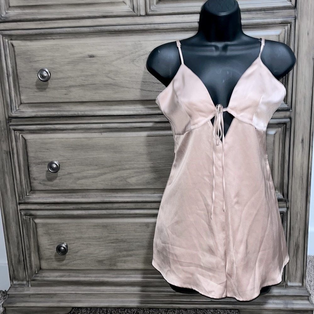Silk Romper Slip
